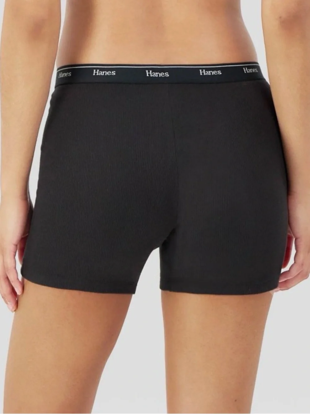 Hanes Originals Women's 4pk Underwear Boxer Brief Stretch-Cotton M